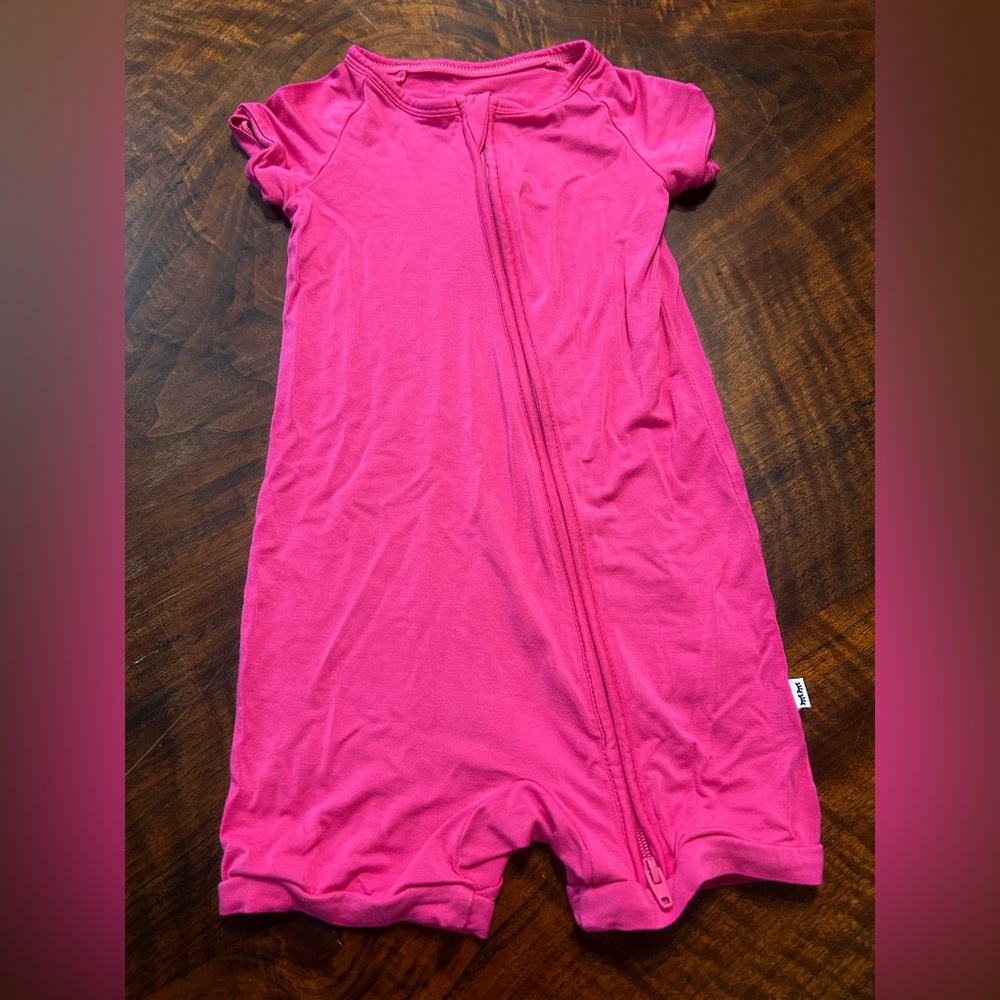 Little Sleepies Pink shorty 12-18 months